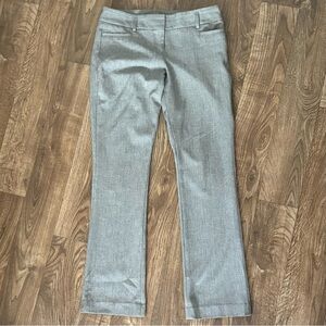 Express Light Gray and Black Women's Dress Pants
